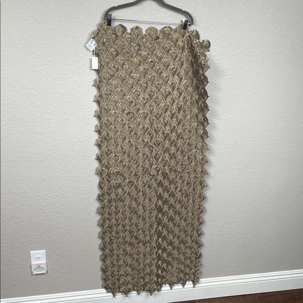 NWT Pauw Amsterdam Gold Textured Scarf Shawl